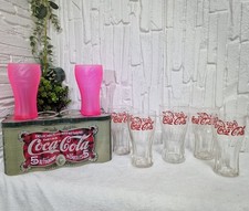 Vintage Coca Cola Glas Set +