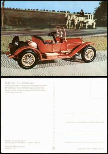 Ansichtskarte kfz oldtimer - ansichtskarte,