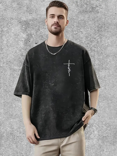 Herren shirt oversize - t-shirt,