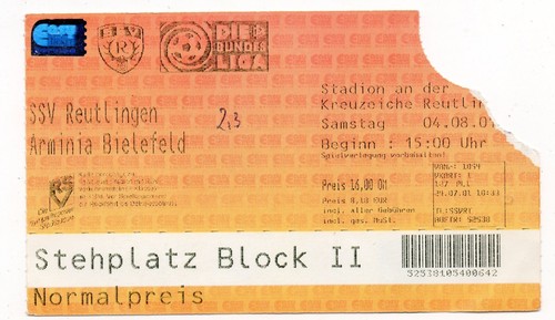 Ticket ssv reutlingen - 2., bl