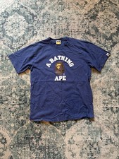 A Bathing Ape BAPE T-Shirt Herren, Blau XL