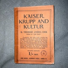 Kaiser,Krupp and Kultur by