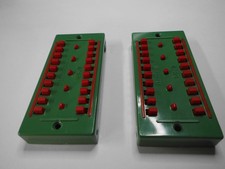 2 x Fleischmann 6940 Verteilerplatte ( je10 Anschlüße) 2 polig Spur H0/N ,Top