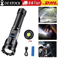 99000000LM Taschenlampe LED 5000 Meter Taktisches Fackel Arbeitslicht DE