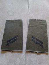 Rangabzeichen Obergefreiter Schwarz/Oliv Bundeswehr Schulter Klappen 