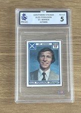 1978 Panini Sticker #518 Alex Ferguson Rookie.RC MGC 5 Not PSA.Very Good.Rare