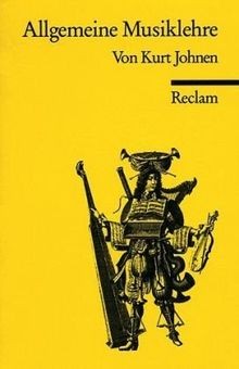 Allgemeine musiklehre reclams - allgemeine, (reclams