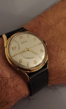UHR WATCH ZODIAC LE LOCLE 876 ETA 1080 BIENENNEST SLIM VINTAGE 1950
