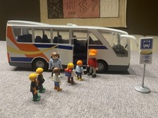 Playmobil Schulbus 5106, Figuren , Haltestellenschild KOMPLETT