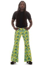 Comycom Herren Schlaghose STAR DOTS Grün