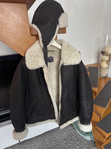 Orginal leder bomberjacke - bomberjacke, b3