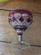 Weinglas Christall Rot Sammler