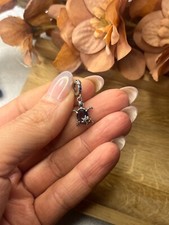 Charm Schildkröte lila für Pandora Armband | Charm | Anhänger | 925er silber