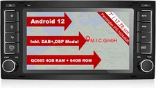 M.I.C. AVT7 Android 12 Autoradio mit navi Qualcomm Snapdragon 665 4GB RAM + 64GB