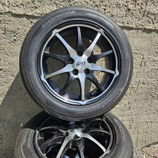 Felgen DOTZ 15" 5x100 Neuwertige Sommerreifen 7mm 195/55 DOT 4223 VW Polo Räder 