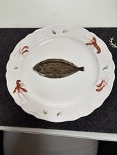 Handgemalte Fischteller Aus