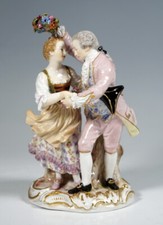 Meissen figur galantes gruppe - meissen,