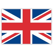 10 x Aufkleber Union Jack - Großbritannien England Sticker - 7,4x5,2 cm - Vinyl