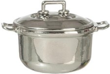 Puppenstube Silber Kochtopf