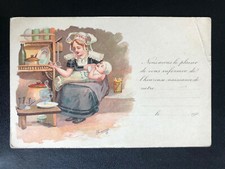 AK Litho (834) Werbung für Galactina Kindermehl Baby um 1900