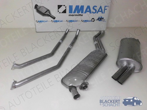 Imasaf auspuffanlage komplett - auspuffanlage,