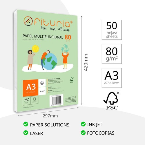 Druckerpapier 50x din 80g - druckerpapier, a3