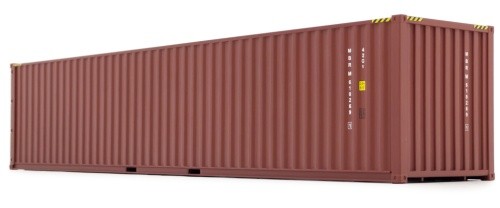 Seefracht container 40ft braun - container,