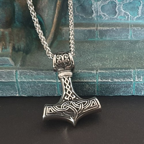 Thors hammer anhänger kette - anhänger,