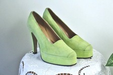 BERTONI Vintage Suede Plateau