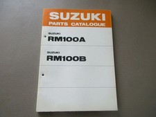 Suzuki RM 100 A RM100 B Handbuch Kataloge Buch Ersatzteilliste 99000-93141