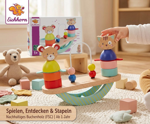 Eichhorn holz stapelspiel - eichhorn, holz-stapelspiel