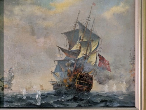 Altes ölgemälde seestück - altes,