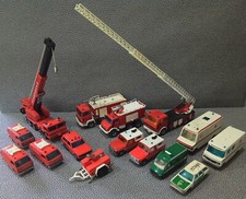 SIKU Set XXL-Konvolut Feuerwehr Polizei Rotes Kreuz Drehleiter Rüstfahrzeug usw