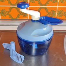 Tupperware Quick Chef 5578E-1 blau Messereinsatz Rühreinsatz guter Zustand