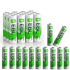EBL AAA AA Akku 1100mAh 2800mAh - wiederaufladbare Batterien Typ NI-MH Batterien