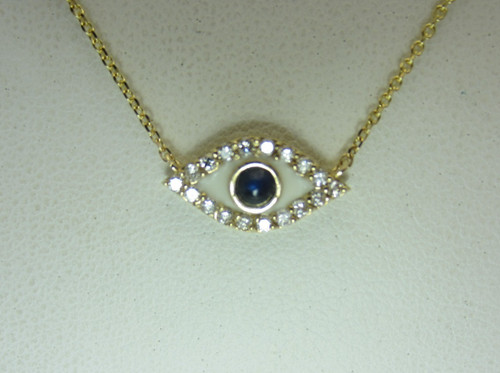 Neu 14k gelbgold - neu, saphir