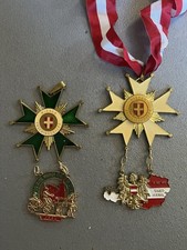 Zwei Orden Wiener Faschingsgilde1981 1984