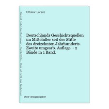 Deutschlands Geschichtsquellen