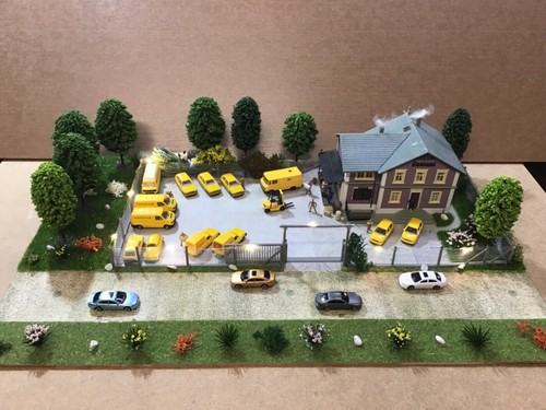 Diorama lila post - lila, +