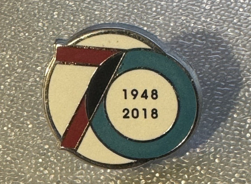 Porsche 70th anniversary - anniversary, pin