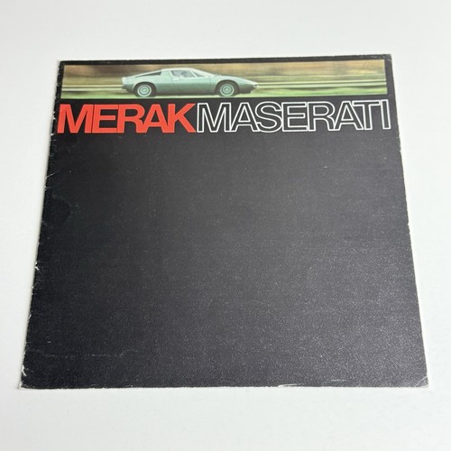 Maserati merak 12p prospekt - /,