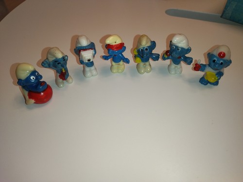 Figuren 7x schlümpfe - ü,