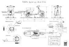Vespa 125 Roller German