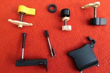 BRAUN PS-450, PS-458 Teile: Tonarm- Halterung, Aufsetzpunkt, Lift... Knöpfe...