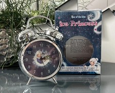 Glockenwecker ICE PRINCESS Metall Alarm Clock Quarz Kinder Wecker Weckuhr OVP ‼️