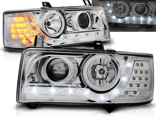 Led scheinwerfer chrom - scheinwerfer, in