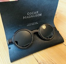 Oscar Magnuson Designer Sonnenbrille, schwarz, Neu mit Etui, Neupreis 400 EUR
