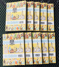 10 Ausgaben  Volkskalender /Kalender Schlesien # 664