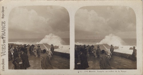 Biarritz sturm große welle - sturm,