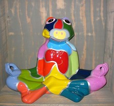 YOGA FROSCH RELAX KUNST MOSAIK